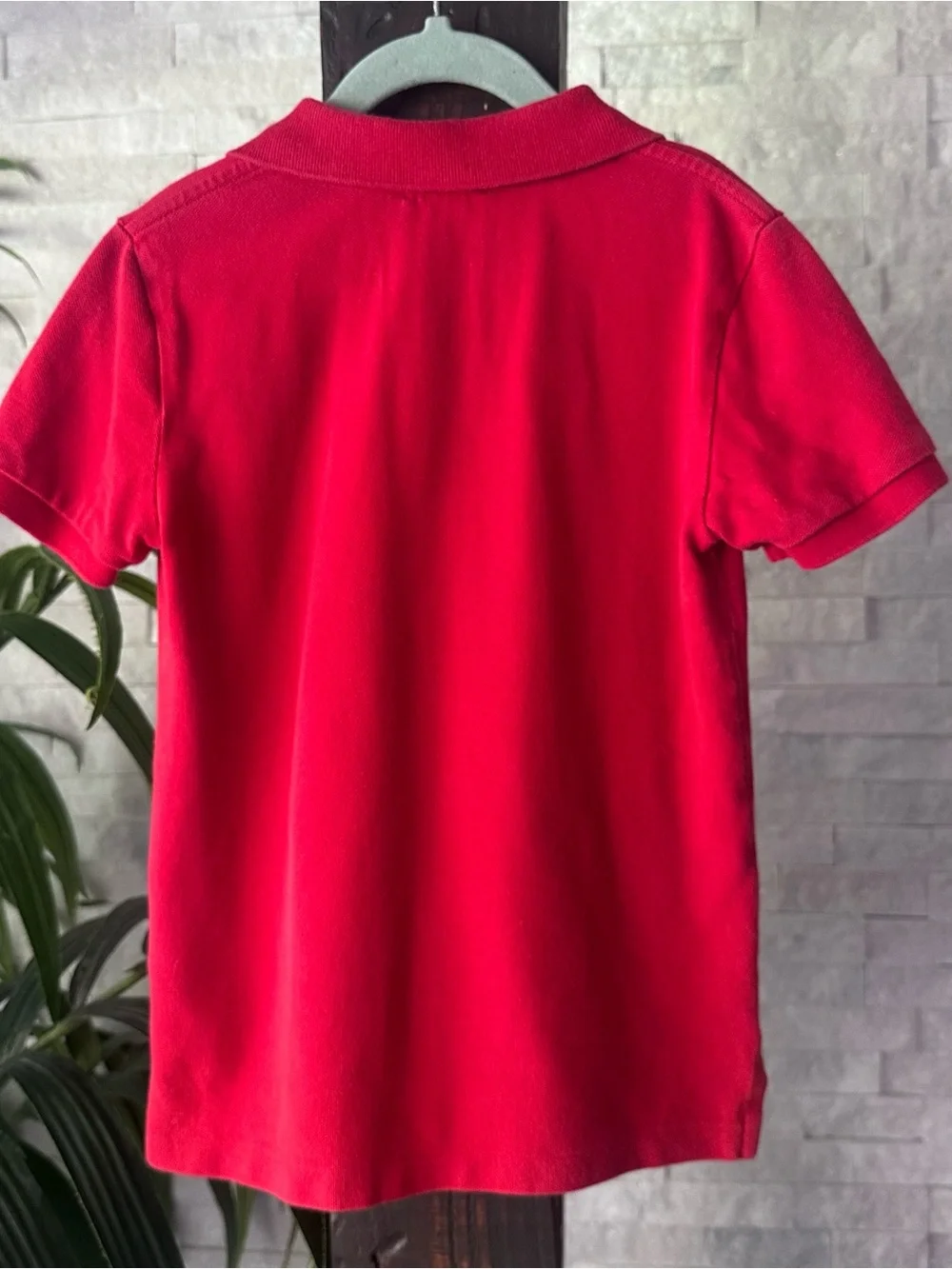 Polo Ralph Lauren Red Short Sleeve Polo with Navy Pony Size Kids 6